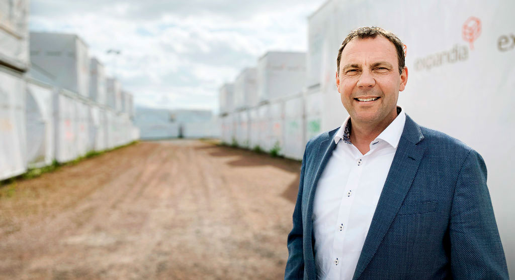Jonas Wallstedt, vd för Expandia moduler AB.