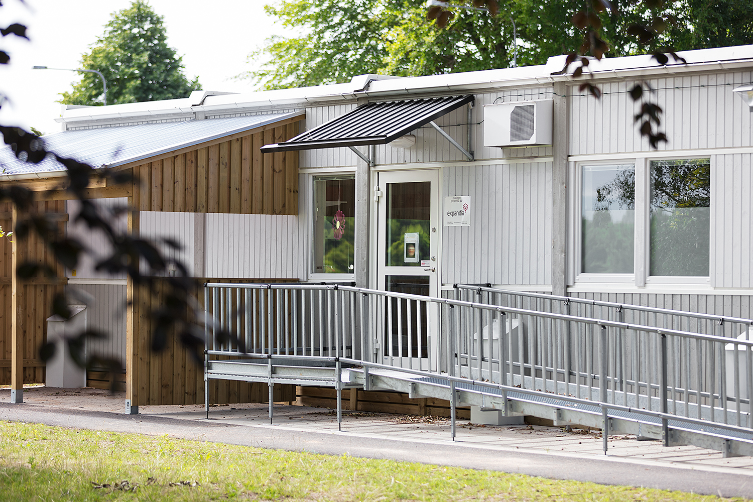 Nordala förskola i Vallås lokaler, tillgänglighetsanpassad ramp