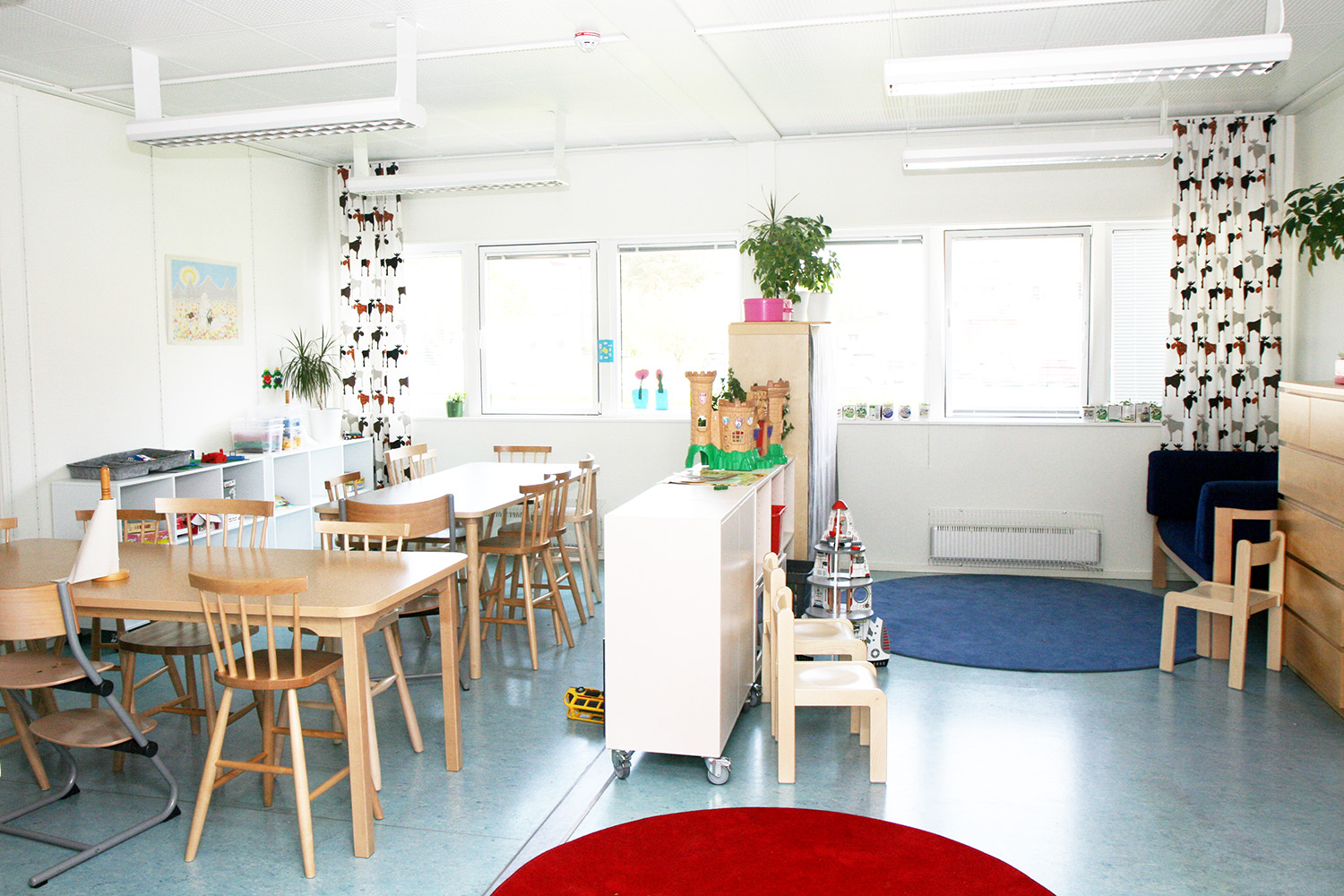 Förskoleavdelning i paviljong, Förskolan dartanjangsgata i Mariehäll