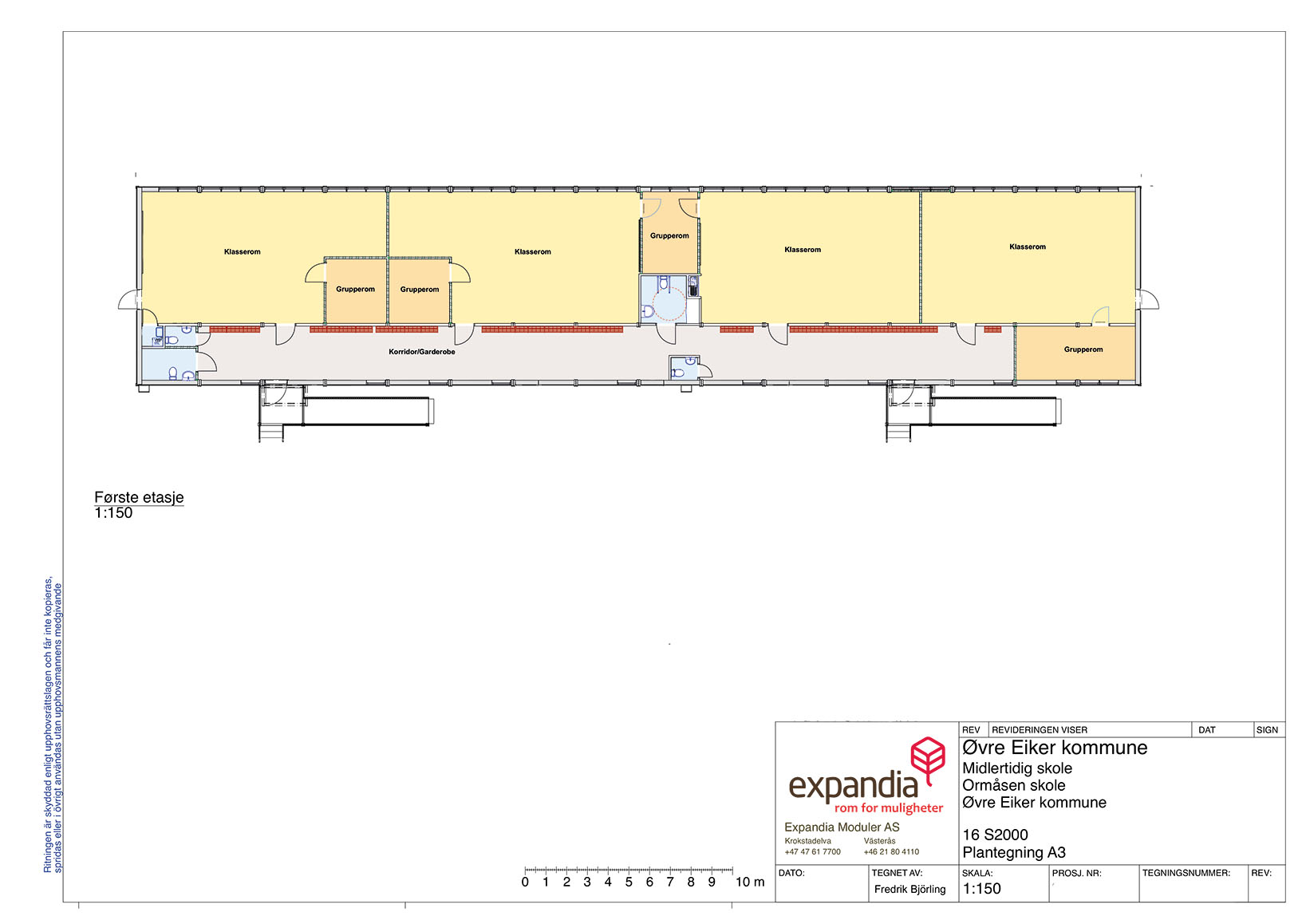 Plantegning Ormåsen skole